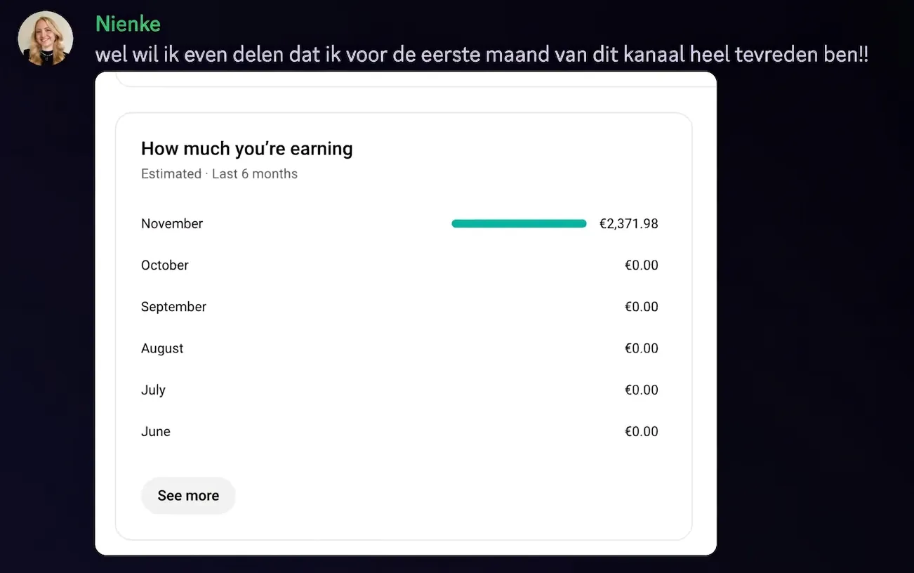 Nienke — €2300+